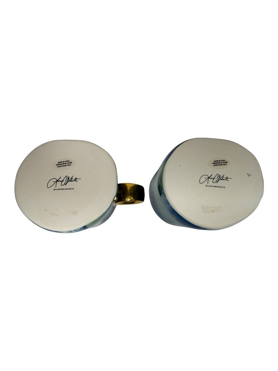 Anthropologie Winter Fauna Llama Mugs | Lauren Carlson Walcott  | Set Of 2 - Picture 3 of 7